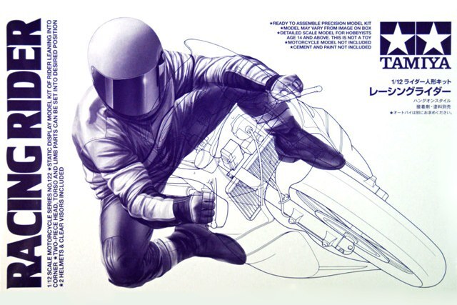 Tamiya 14122 1/12 Racing Rider Plastic Model Kit T14122