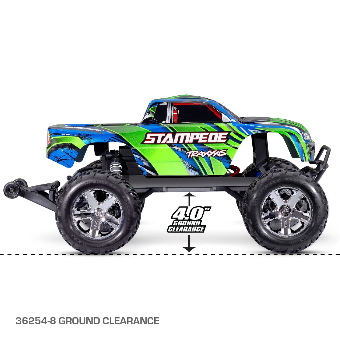 TRAXXAS STAMPEDE 2WD HD W/USB-C - BLUE