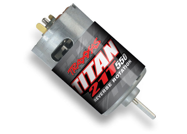 Traxxas 3975R Titan Reversed 550 Size 21 Turn Brushed Motor 3975R