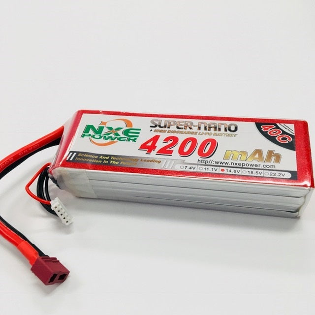 NXE 14.8v 4200mah 40c Soft case w/Deans