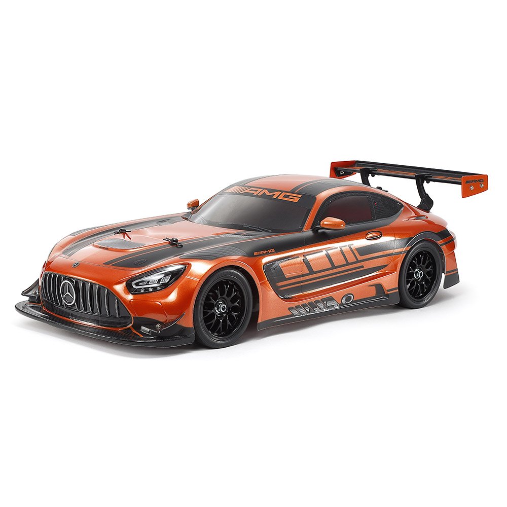 TAMIYA RC 1/10 MERCEDES-AMG GT3 EVO - ORANGE PAINTED BODY (TT-02)