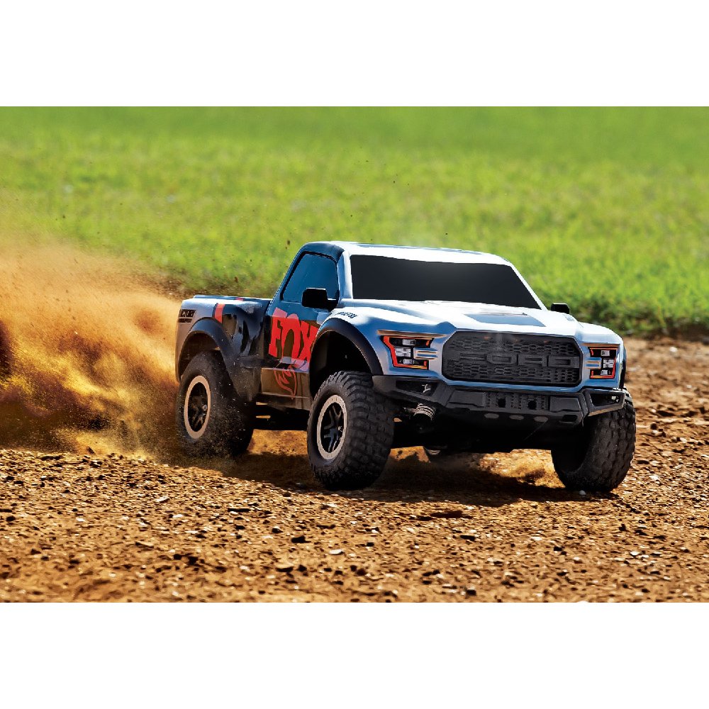 TRAXXAS FORD RAPTOR 2WD BL-2S HD - FOX