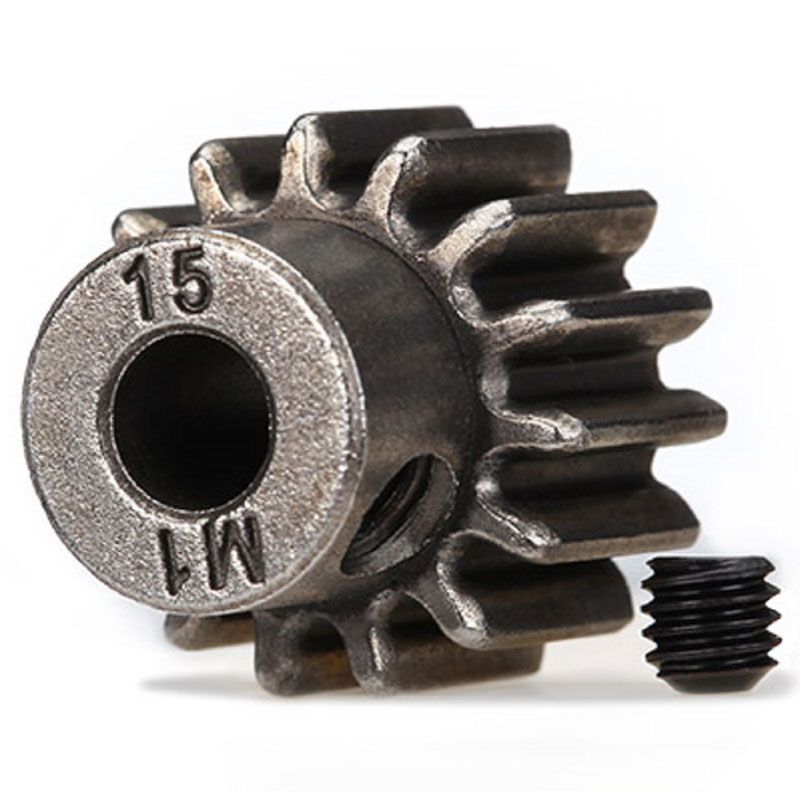 TRAXXAS GEAR 15T PINION (FITS 5MM SHAFT)/ SET SCREW