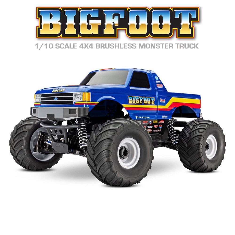 TRAXXAS BIGFOOT 4X4 BL-2s MONSTER TRUCK BLUE