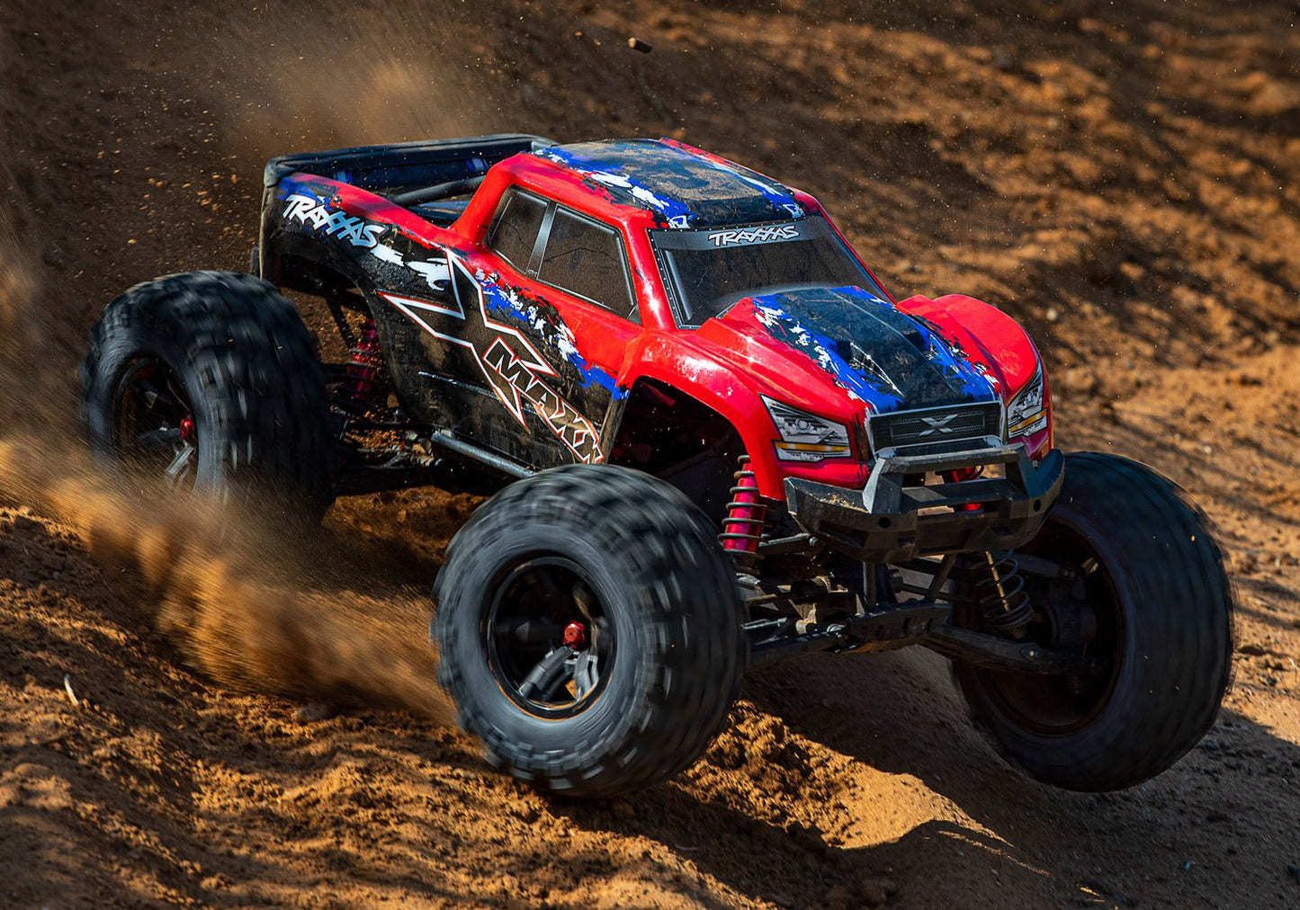 TRAXXAS X-MAXX 8S ESC BELTED - RED
