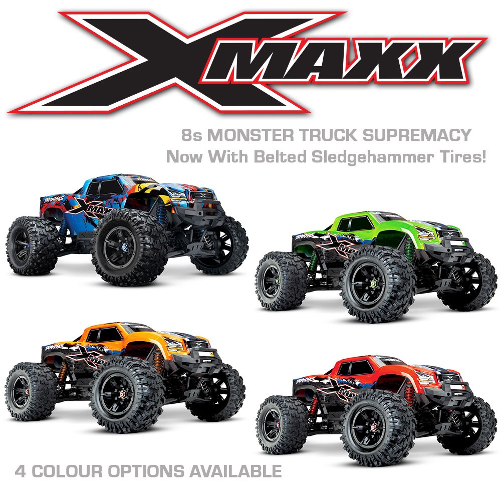 TRAXXAS X-MAXX 8S ESC BELTED - RED