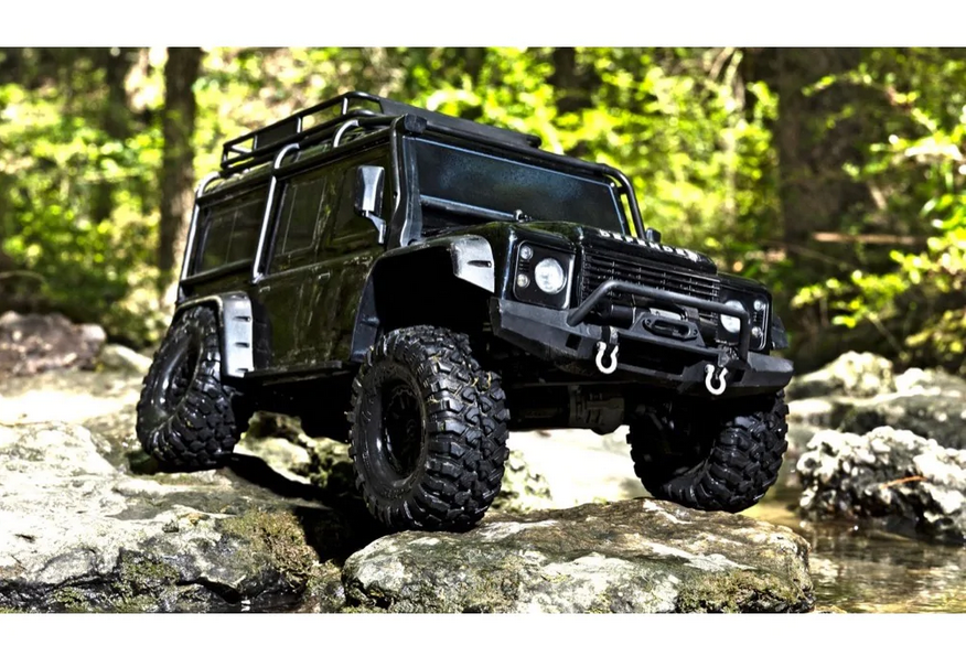 TRAXXAS TRX-4 SCALE & TRAIL CRAWLER LAND ROVER - BLACK