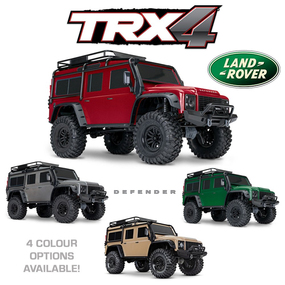 TRAXXAS TRX-4 DEFENDER CLIPLESS - RED