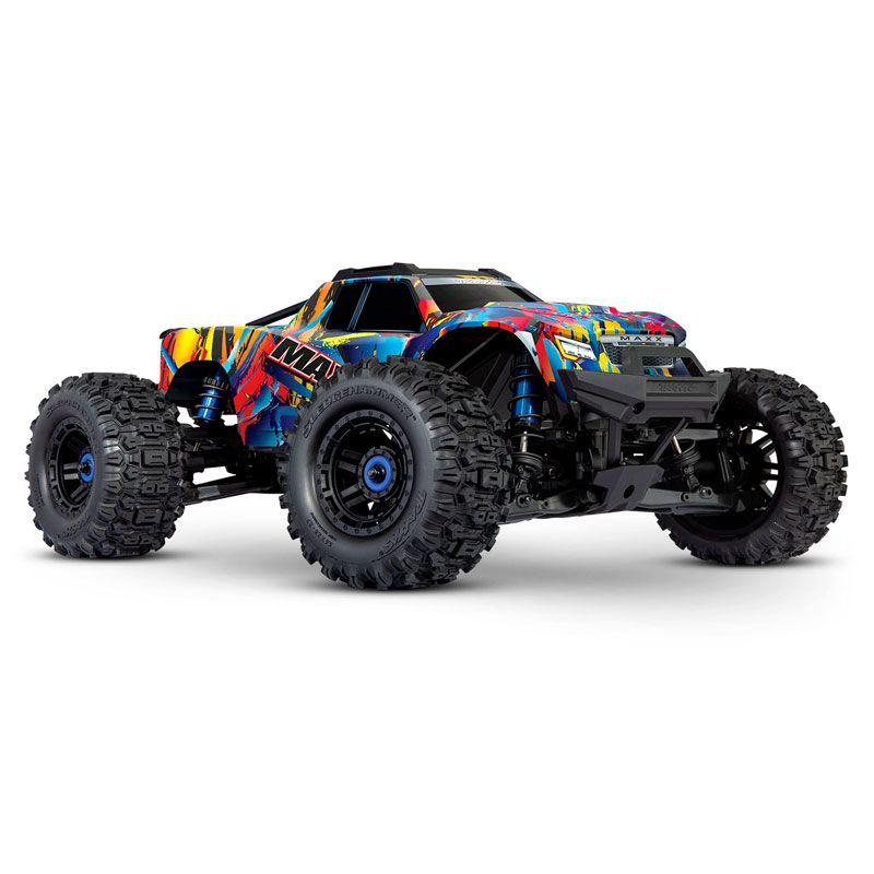 TRAXXAS MAXX 4WD MONSTER TRUCK - BLUE