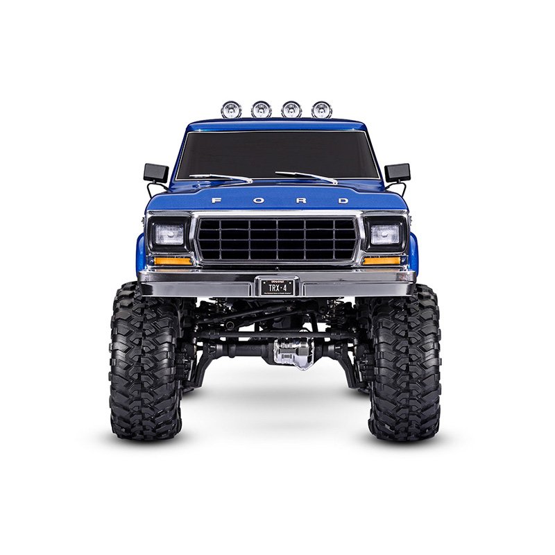 TRAXXAS TRX-4 HIGH TRAIL EDITION WITH 1979 FORD F-150 TRUCK BODY 1/10 SCALE 4WD 92046-4BLUE