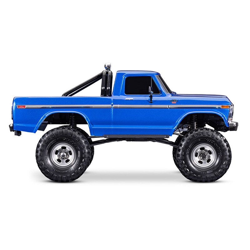 TRAXXAS TRX-4 HIGH TRAIL EDITION WITH 1979 FORD F-150 TRUCK BODY 1/10 SCALE 4WD 92046-4BLUE