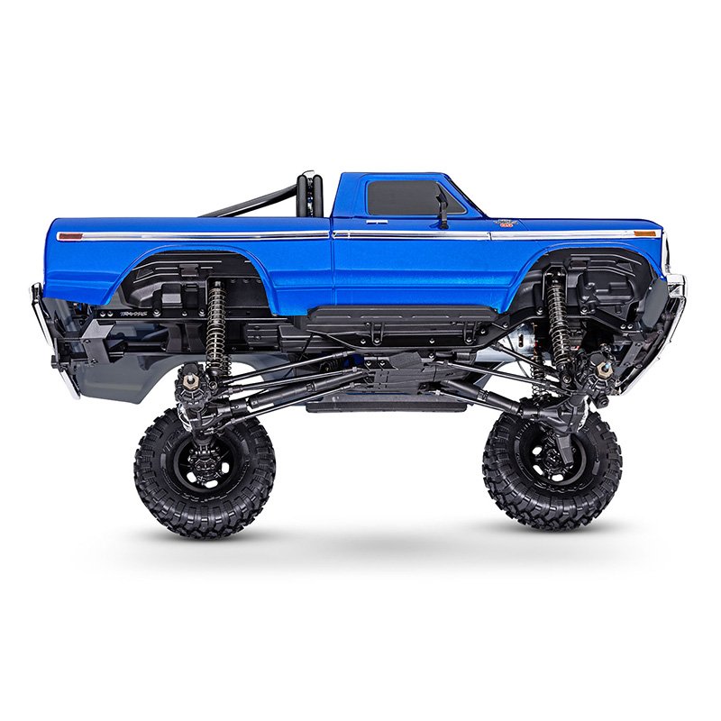 TRAXXAS TRX-4 HIGH TRAIL EDITION WITH 1979 FORD F-150 TRUCK BODY 1/10 SCALE 4WD 92046-4BLUE