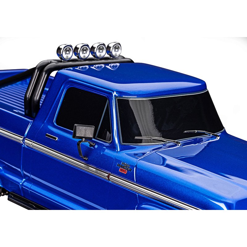 TRAXXAS TRX-4 HIGH TRAIL EDITION WITH 1979 FORD F-150 TRUCK BODY 1/10 SCALE 4WD 92046-4BLUE