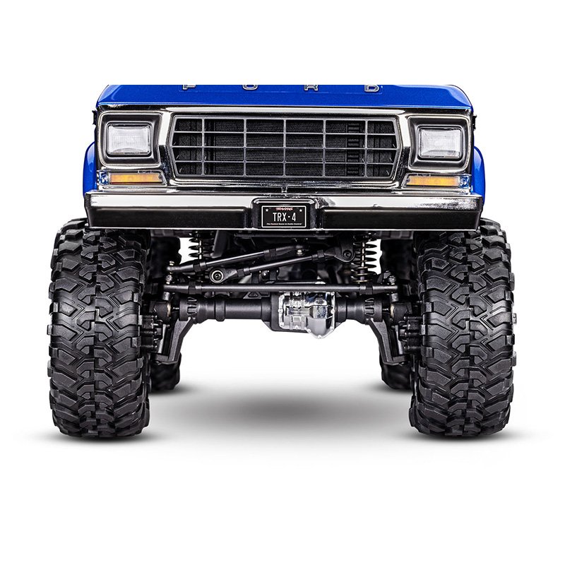 TRAXXAS TRX-4 HIGH TRAIL EDITION WITH 1979 FORD F-150 TRUCK BODY 1/10 SCALE 4WD 92046-4BLUE