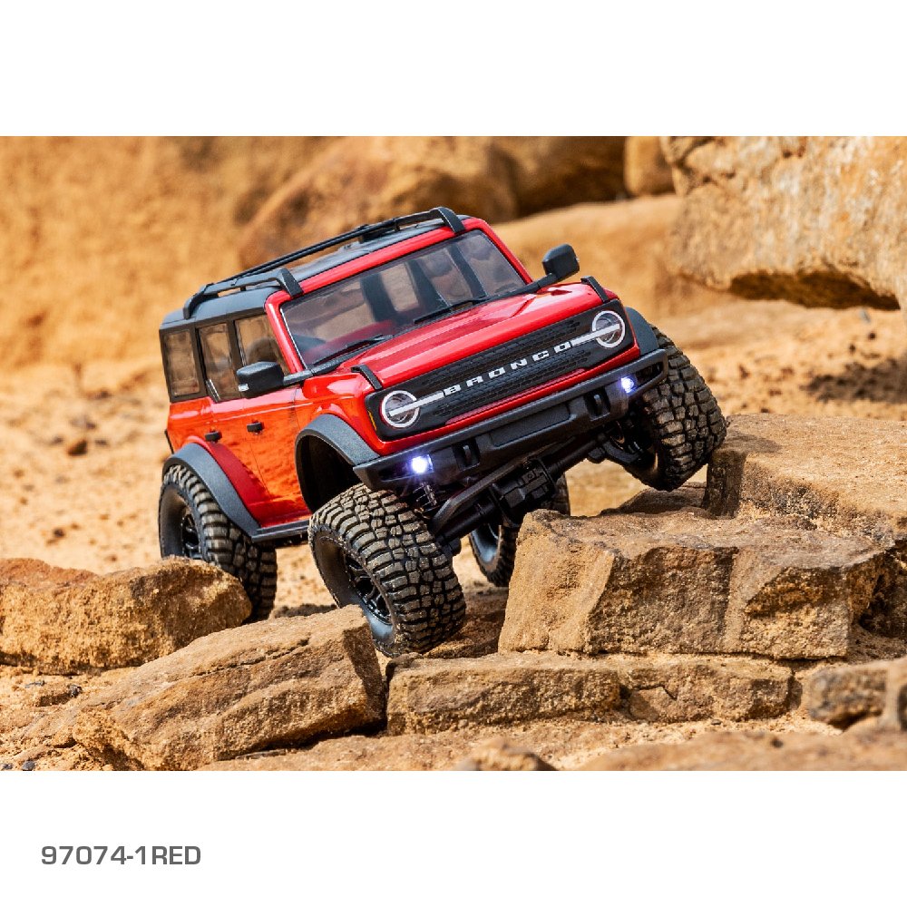 TRAXXAS TRX-4M SCALE & TRAIL CRAWLER FORD BRONCO - RED