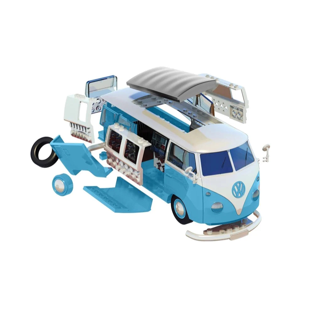 Airfix J6024 Quick Build VW Camper Van Blue J6024