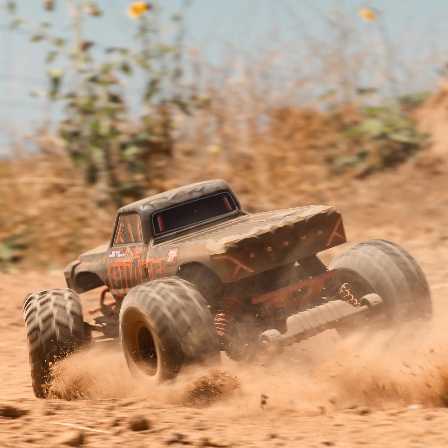 Arrma Quake 223S BLX DSC 1/10 2WD Monster Truck, RTR, Red, ARA3537T1