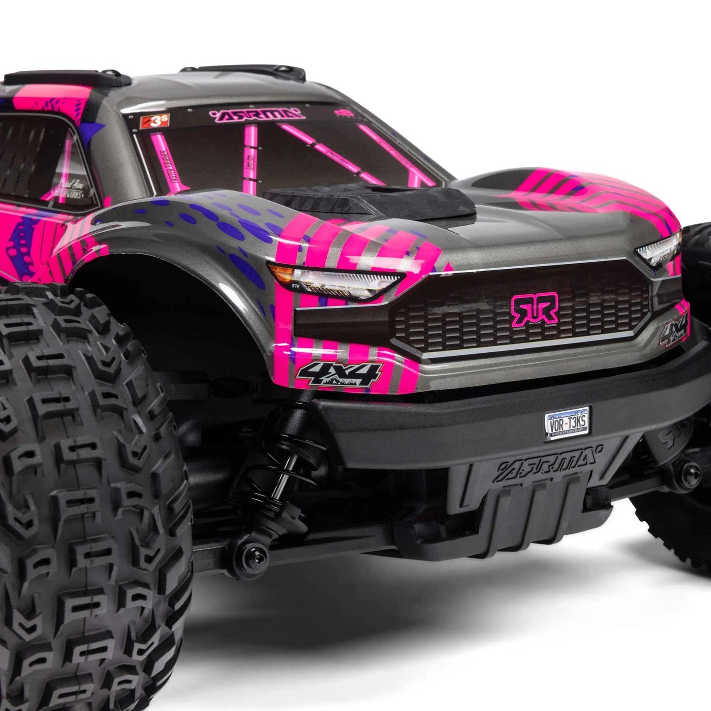 Arrma Vorteks V4 4X4 223S BLX Stadium Truck, RTR, Purple, ARA4305V4T3