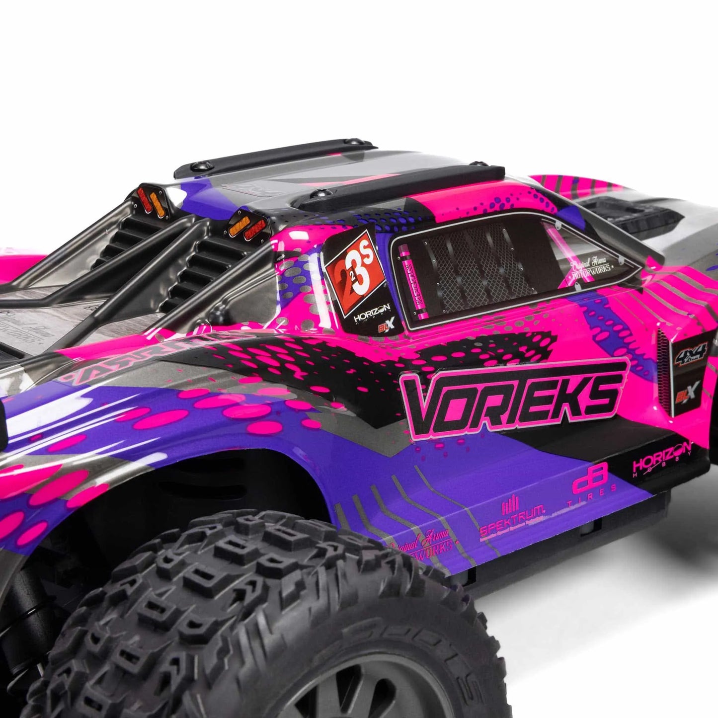 Arrma Vorteks V4 4X4 223S BLX Stadium Truck, RTR, Purple, ARA4305V4T3
