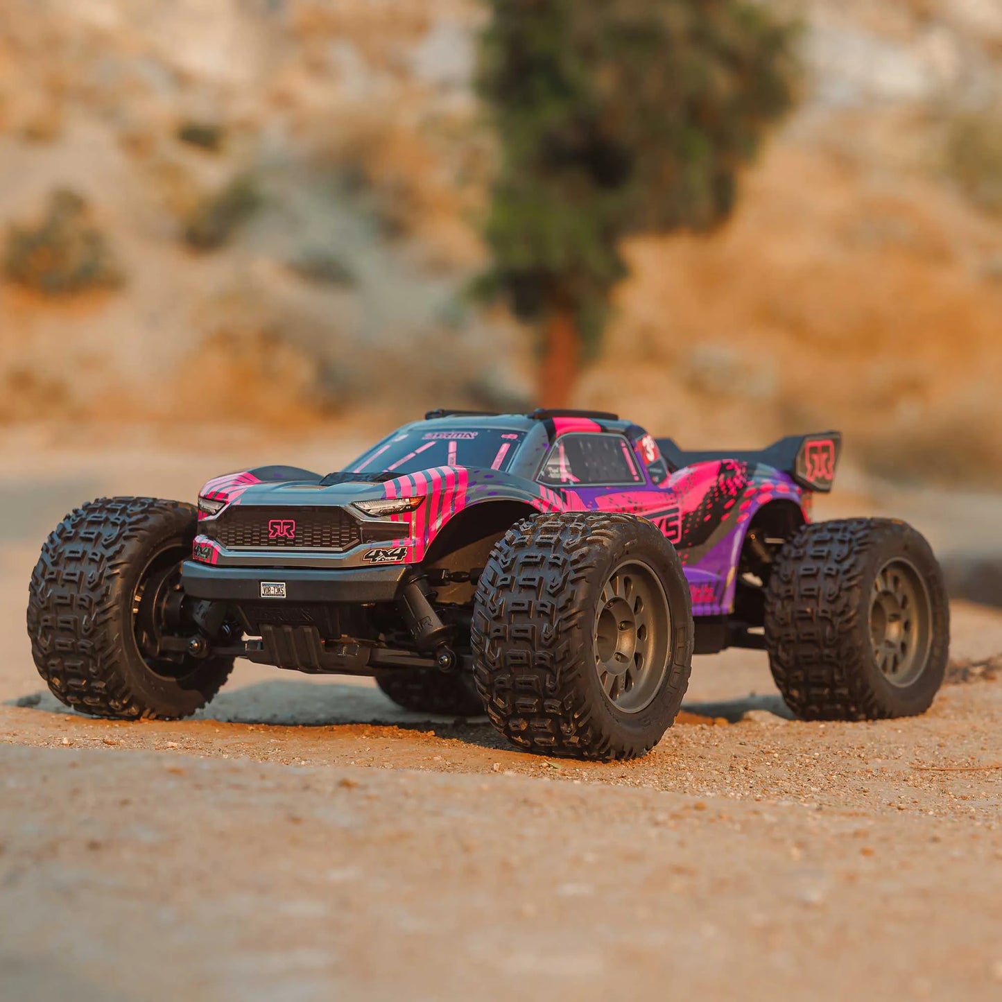 Arrma Vorteks V4 4X4 223S BLX Stadium Truck, RTR, Purple, ARA4305V4T3