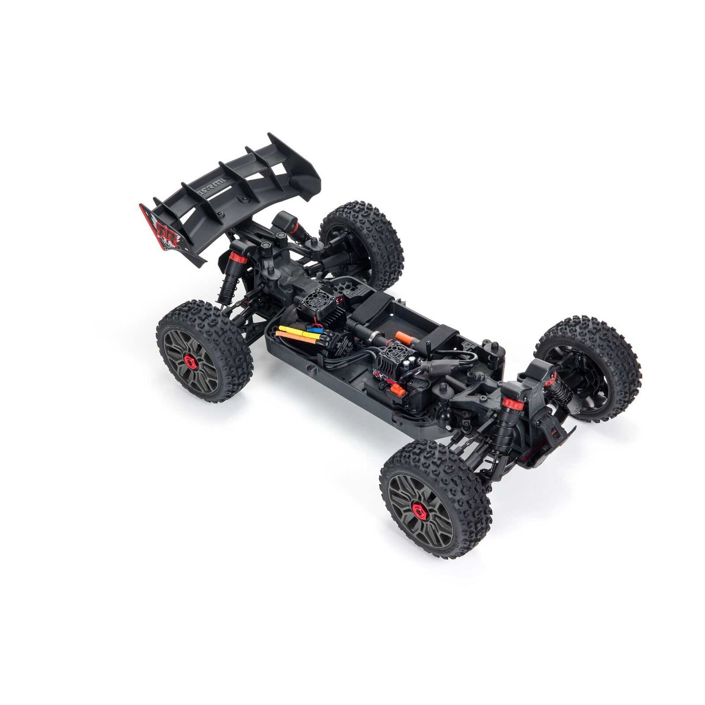 ARRMA 1/8 TYPHON 4X4 3S BLX BRUSHLESS RC BUGGY RTR, RED ARA4306V3B