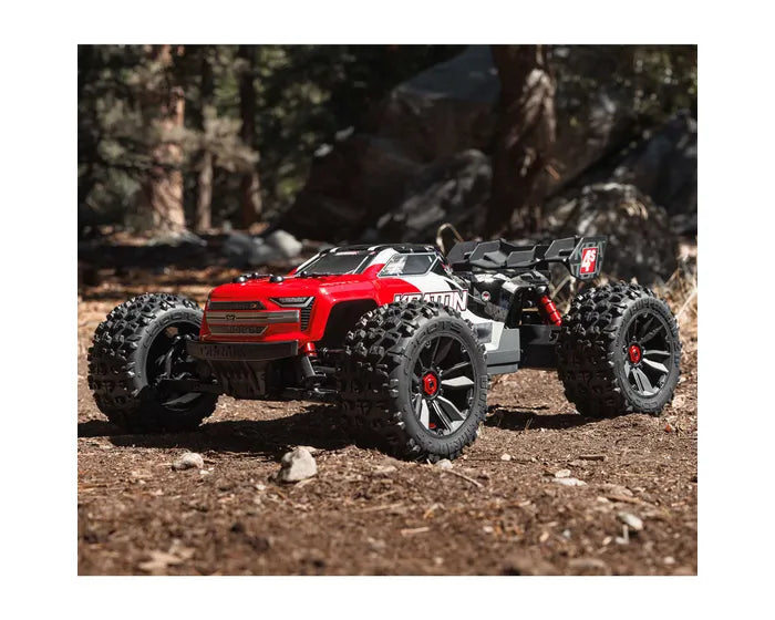 Arrma Kraton 4X4 BLX 4S Speed Monster Truck RTR, Red, ARA4408V2T3