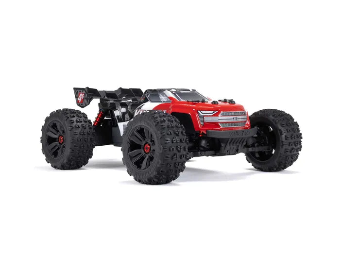 Arrma Kraton 4X4 BLX 4S Speed Monster Truck RTR, Red, ARA4408V2T3