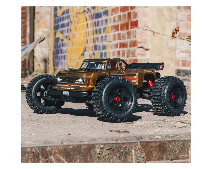 Arrma 1/10 Outcast 4X4 BLX 4S Stunt Truck RTR, Bronze, ARA4410V2T1