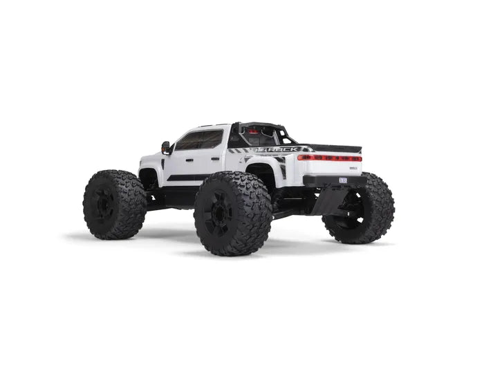 Arrma Big Rock 6S 4WD BLX 1/7 Monster Truck RTR, White, ARA7612T3