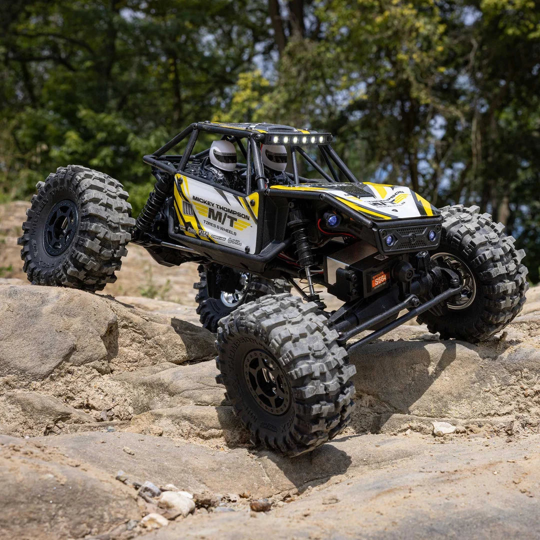 Axial UTB18 Capra 1/18 4WS Rock Crawler, RTR, Yellow, AXI-1750T2