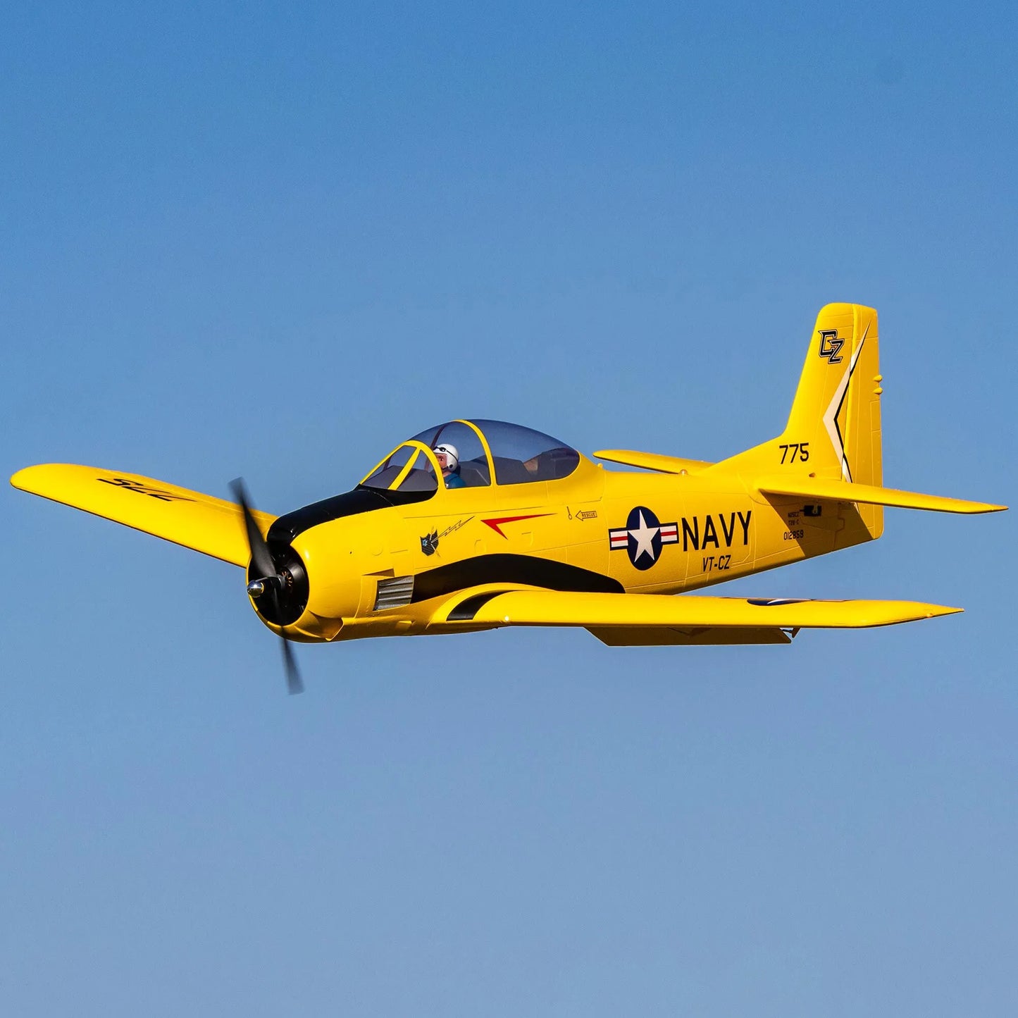 E-Flite Carbon Z T-28 Trojan 2.0m with SAFE and AS3X, BNF Basic, EFL013550