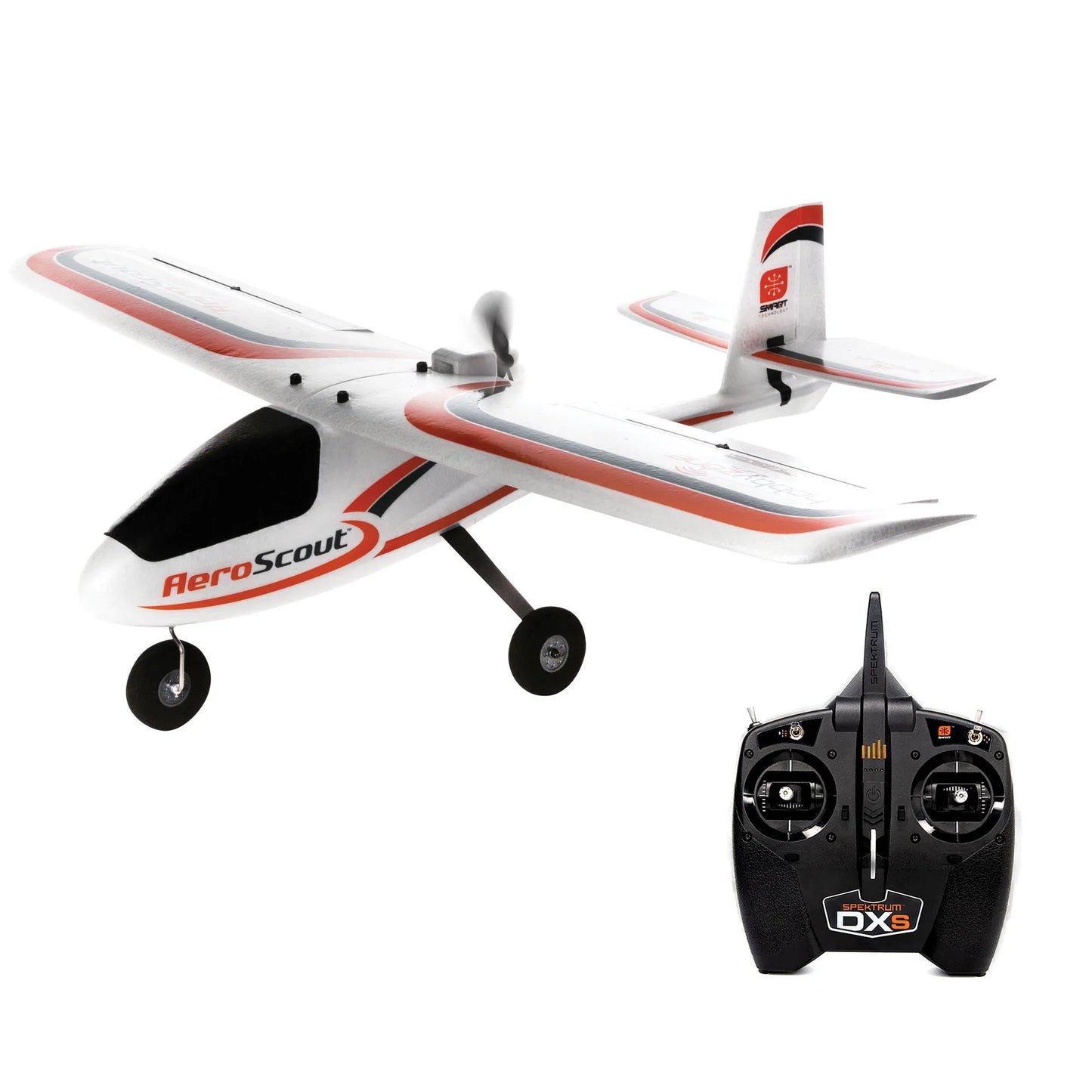 Hobbyzone AeroScout 1.1m with SAFE Technology, RTF Basic, Mode 2, HBZ380001