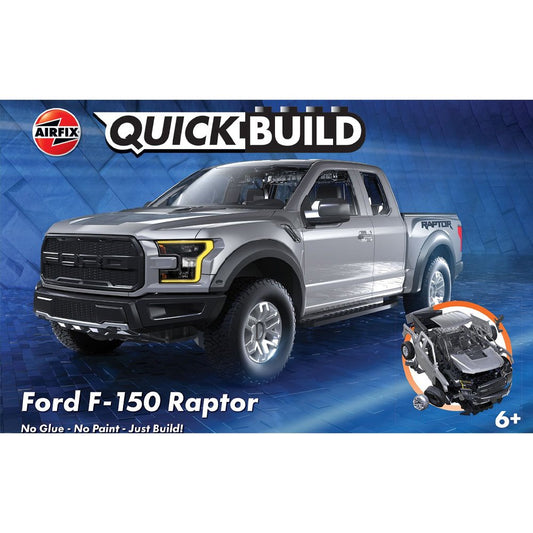 AIRFIX QUICKBUILD FORD F-150 RAPTOR - GREY
