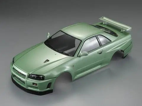 KILLERBODY NISSAN SKYLINE R34 195MM FINISHED BODY-GREEN KB48646