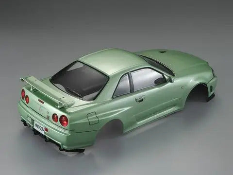 KILLERBODY NISSAN SKYLINE R34 195MM FINISHED BODY-GREEN KB48646