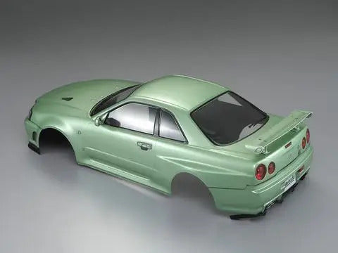 KILLERBODY NISSAN SKYLINE R34 195MM FINISHED BODY-GREEN KB48646