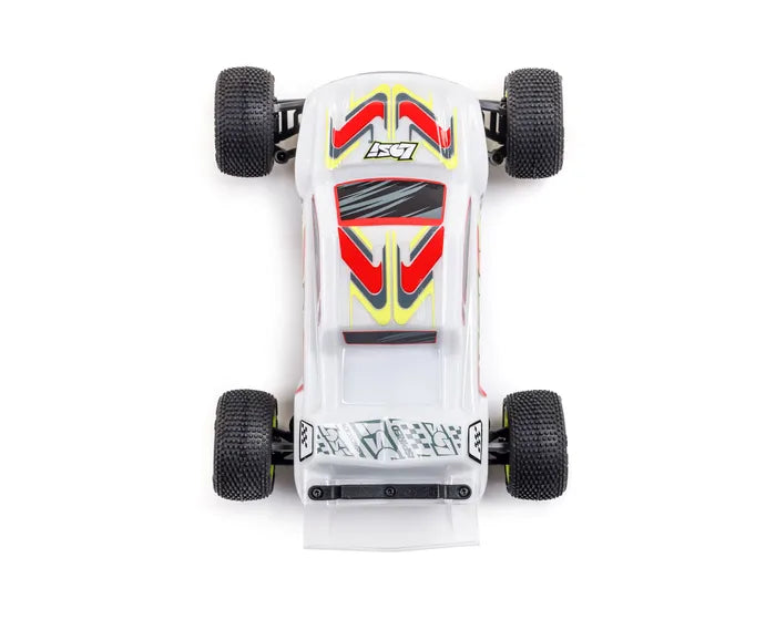Losi Micro-T 1/28 2WD RC Stadium Truck, RTR, White, LOS-1392T1