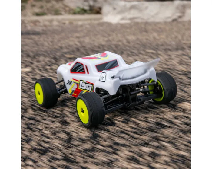 Losi Micro-T 1/28 2WD RC Stadium Truck, RTR, White, LOS-1392T1