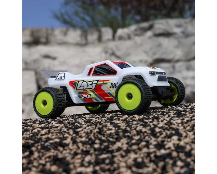 Losi Micro-T 1/28 2WD RC Stadium Truck, RTR, White, LOS-1392T1