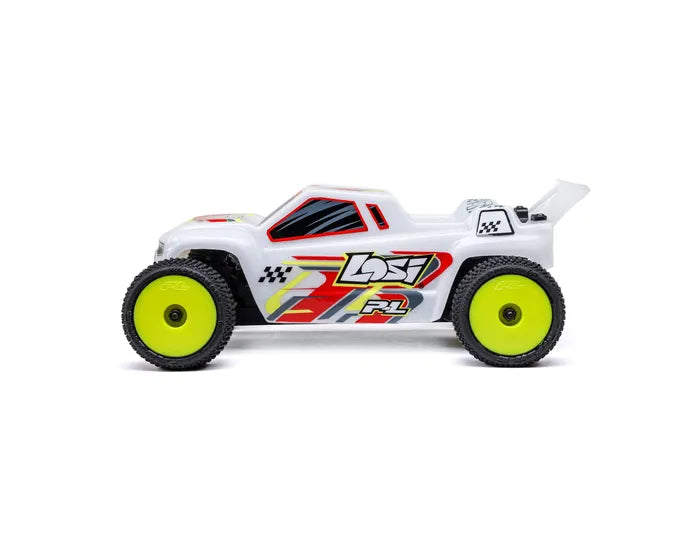 Losi Micro-T 1/28 2WD RC Stadium Truck, RTR, White, LOS-1392T1