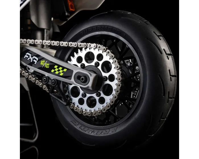 Losi Promoto-SM 1/4 Supermoto Motorcycle, FXR White, RTR, LOS-2310