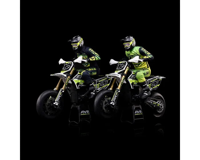 Losi Promoto-SM 1/4 Supermoto Motorcycle, FXR White, RTR, LOS-2310