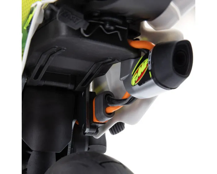 Losi Promoto-SM 1/4 Supermoto Motorcycle, FXR White, RTR, LOS-2310
