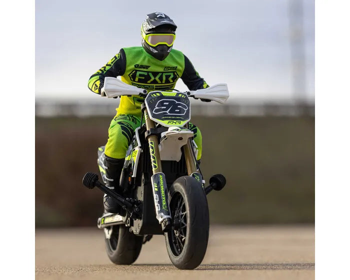 Losi Promoto-SM 1/4 Supermoto Motorcycle, FXR White, RTR, LOS-2310