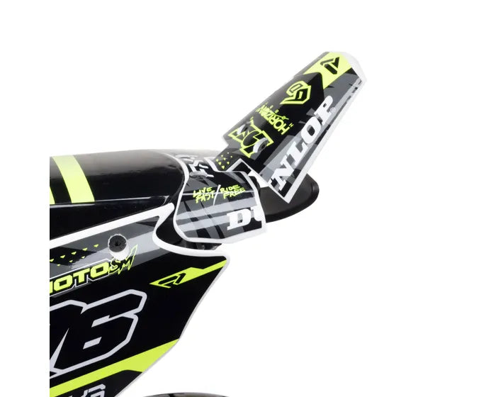 Losi Promoto-SM 1/4 Supermoto Motorcycle, FXR White, RTR, LOS-2310