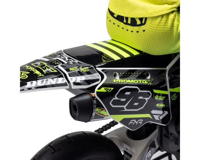 Losi Promoto-SM 1/4 Supermoto Motorcycle, FXR White, RTR, LOS-2310