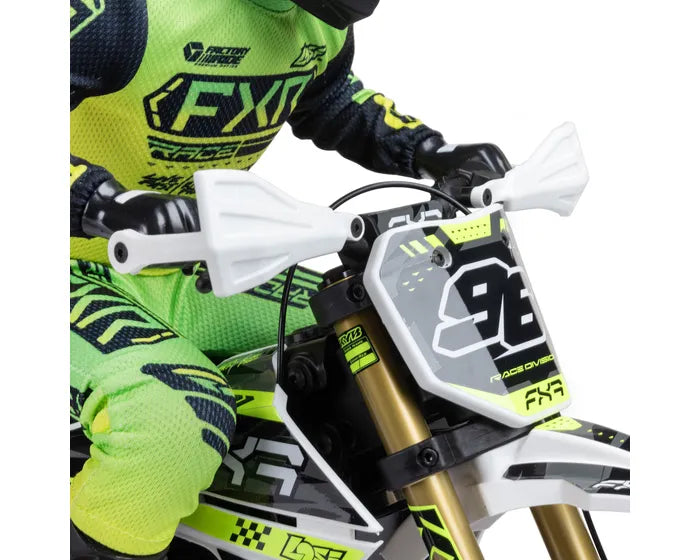 Losi Promoto-SM 1/4 Supermoto Motorcycle, FXR White, RTR, LOS-2310