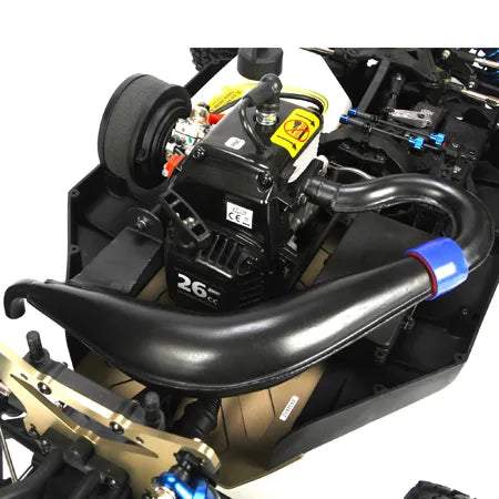 Losi Tuned Exhaust Pipe, 23-30cc Gas Engines, 5IVE-T