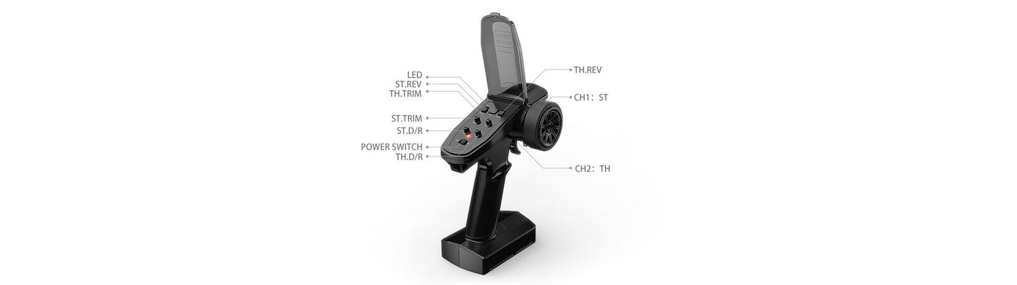 MJX 1/14 Hyper Go 4WD High-Speed Off-Road Brushless RC Short Course Includes USB Charger & battery