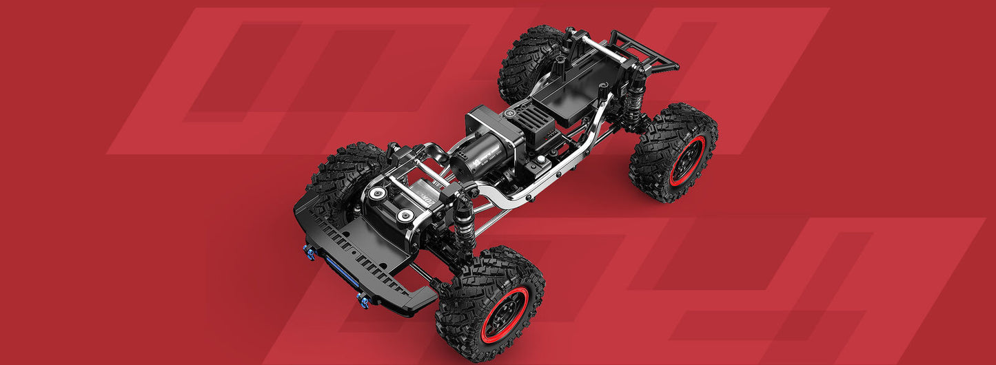 MJX 1/12 Hyper Go Ford Bronco B/LESS Crawler Includes USB Charger & battery